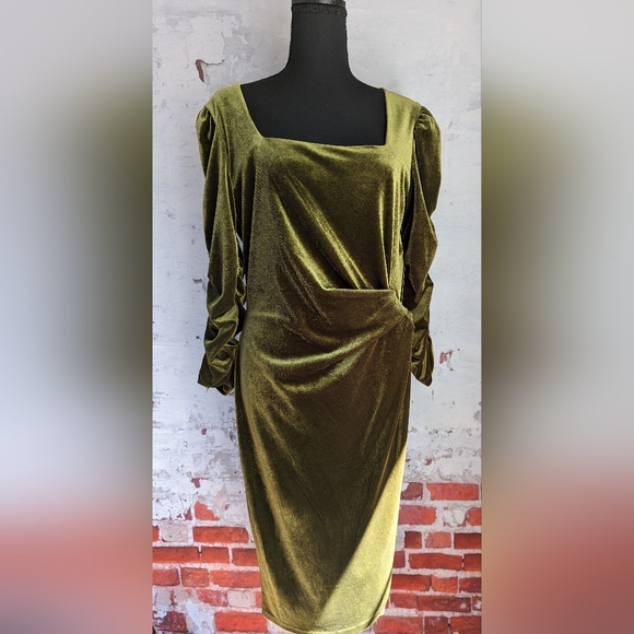 NWT Tahari ASL Velvet dress - Picture 1 of 16